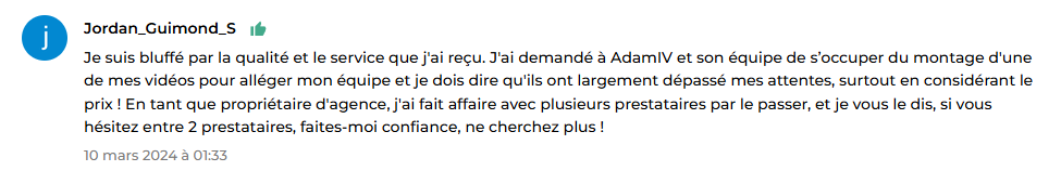 Avis client 5