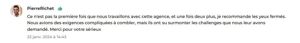 Avis client 2