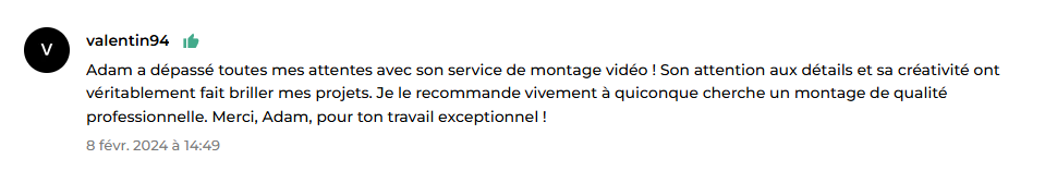 Avis client 4
