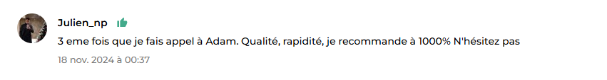 Avis client 10